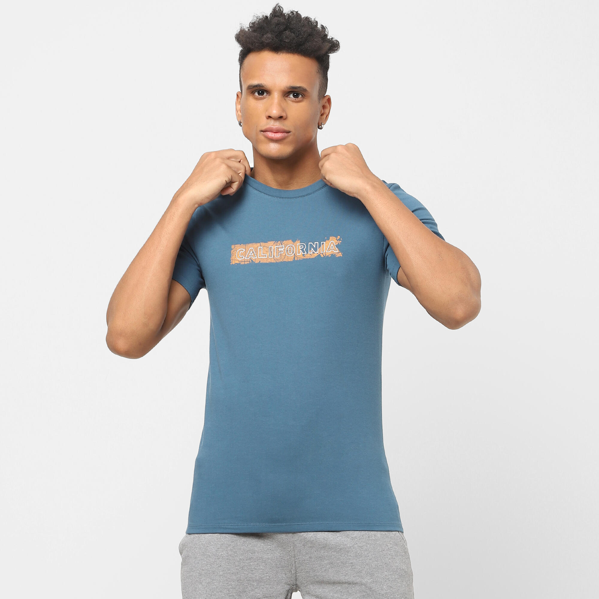 LETAOTAO Men's Workout Shirt – Slim Fit Longline Gym Muscle Tee - View #7