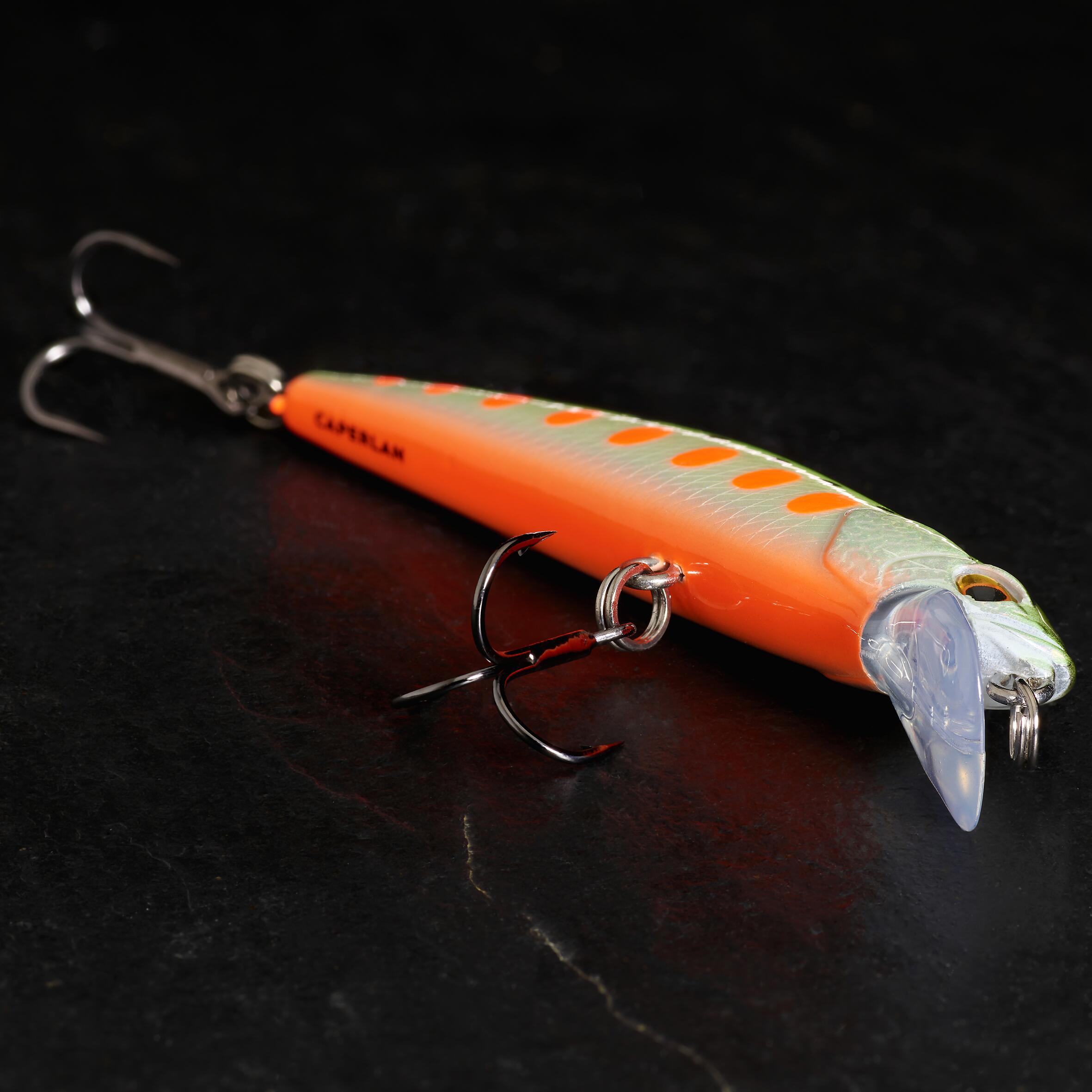 MINNOW HARD LURE FOR TROUT WXM MNWFS 70 US NEON YELLOW 3/4