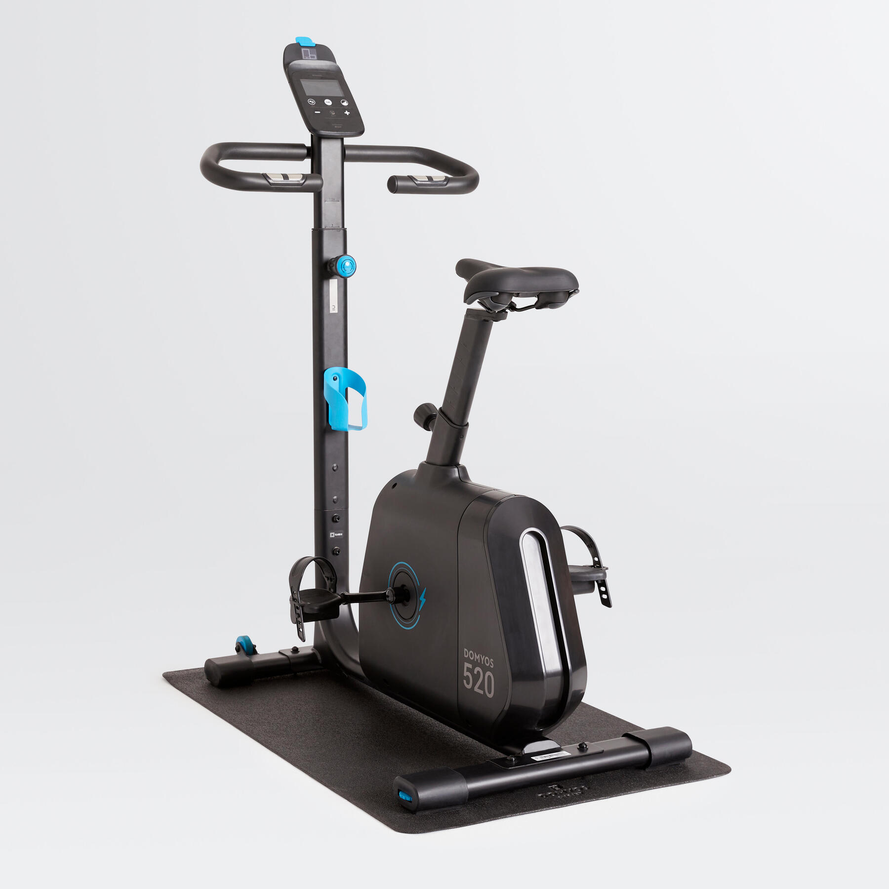 hometrainer met beschermmat