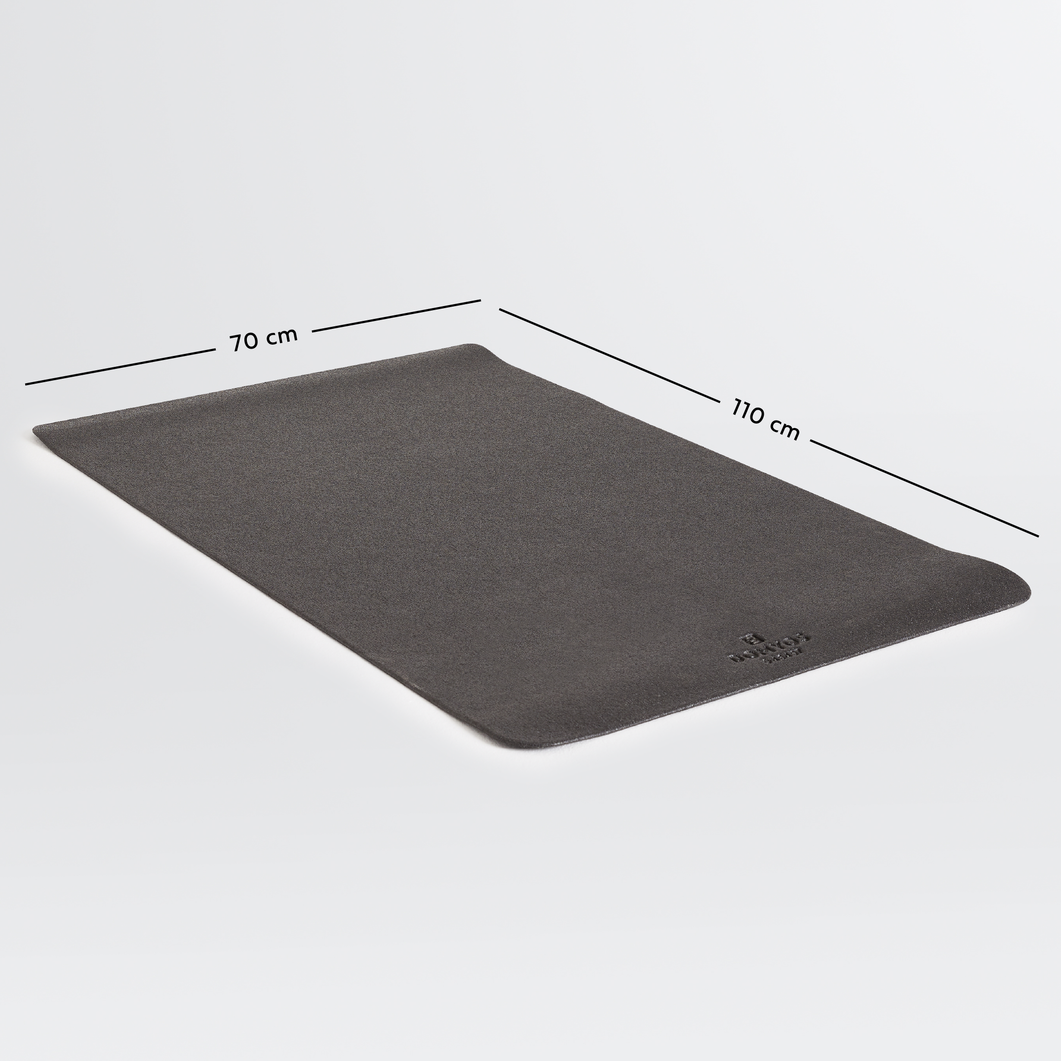 TAPIS DE PROTECTION SOL POUR MATERIEL DE FITNESS - taille M - 70x110 cm  pour les clubs et collectivités