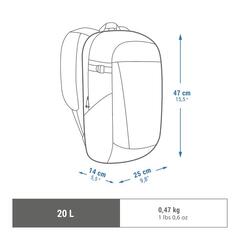 Outdoor Sırt Çantası - 20L - Mavi / Gri - NH Arpenaz 100_1