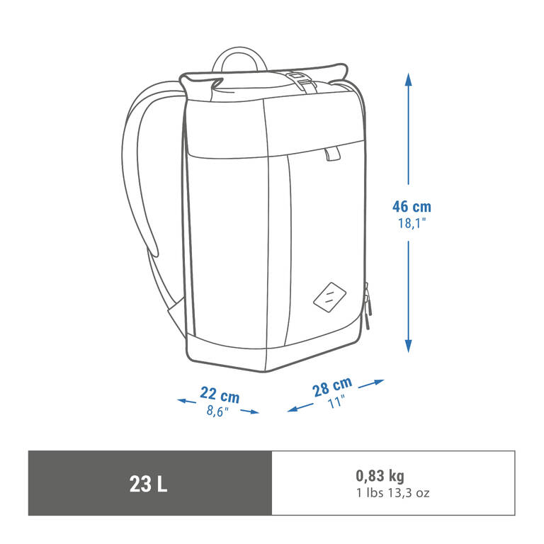 Ransel hiking 23L - NH Escape 500 Rolltop