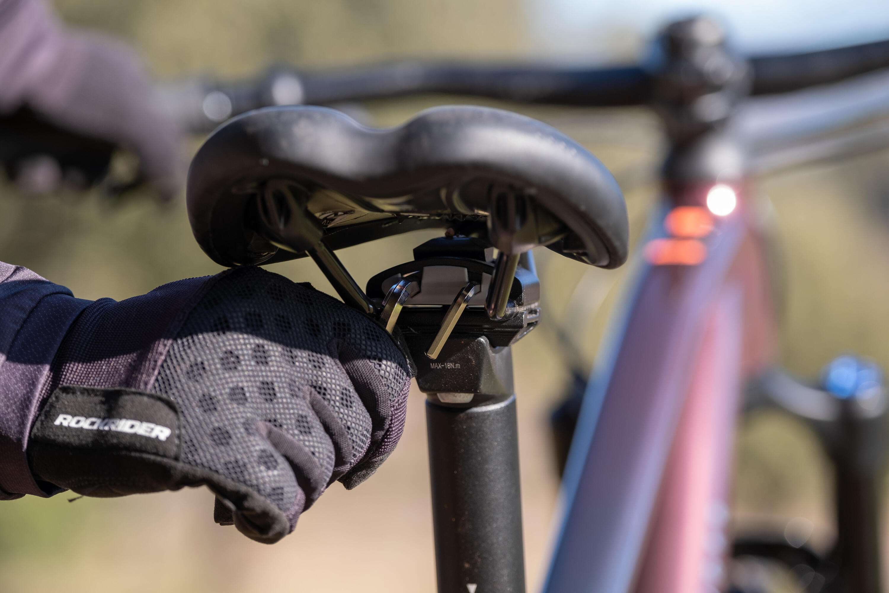 Mountainbike Explo 540 F 29" Touren Pflaume Schwarz 12/14