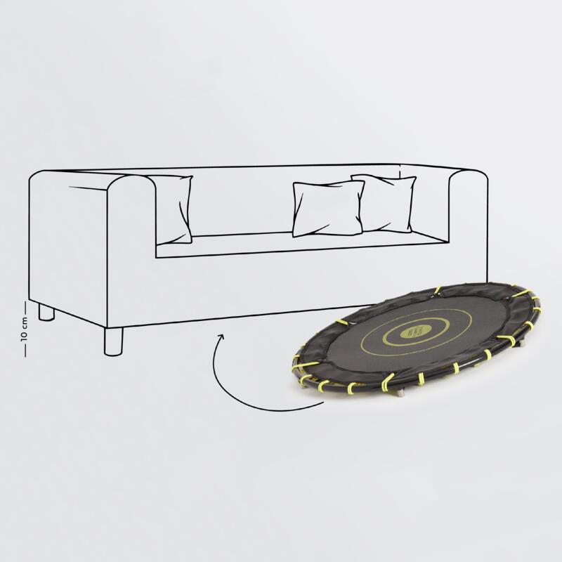 Trampoline fitness FIT TRAMPO500 sans barre frontale
