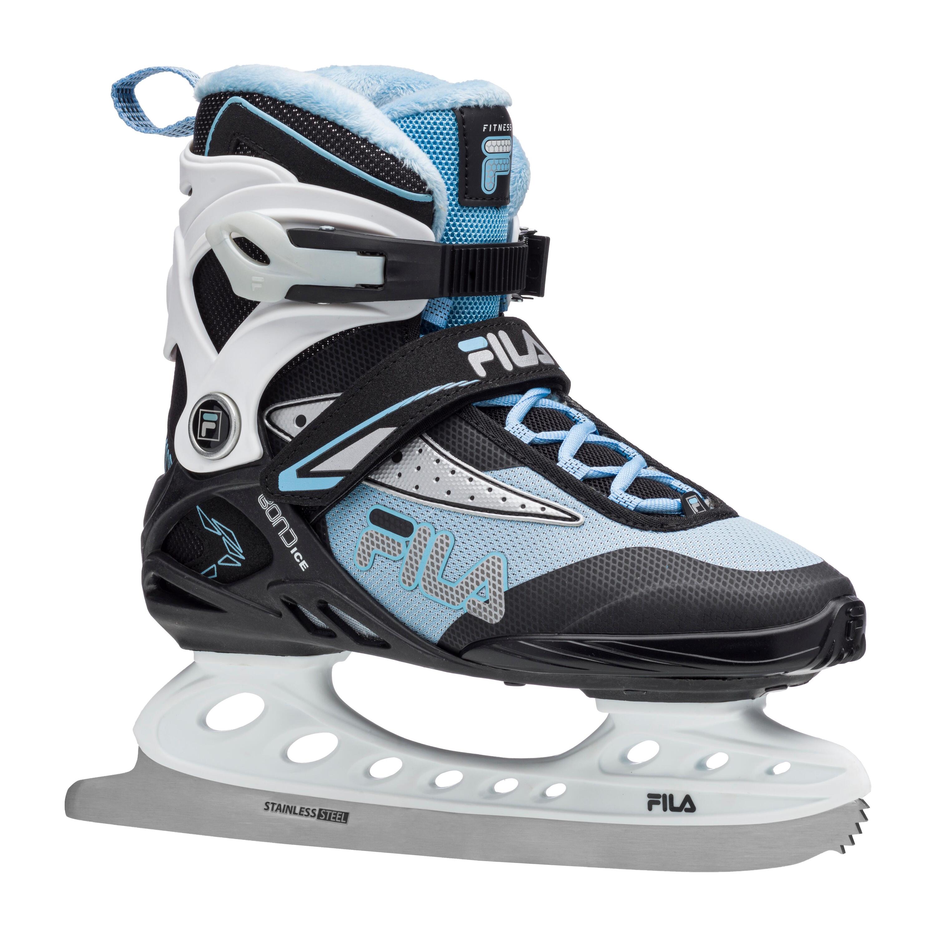Patin à glace FILA BON noir et bleu femme 3/7