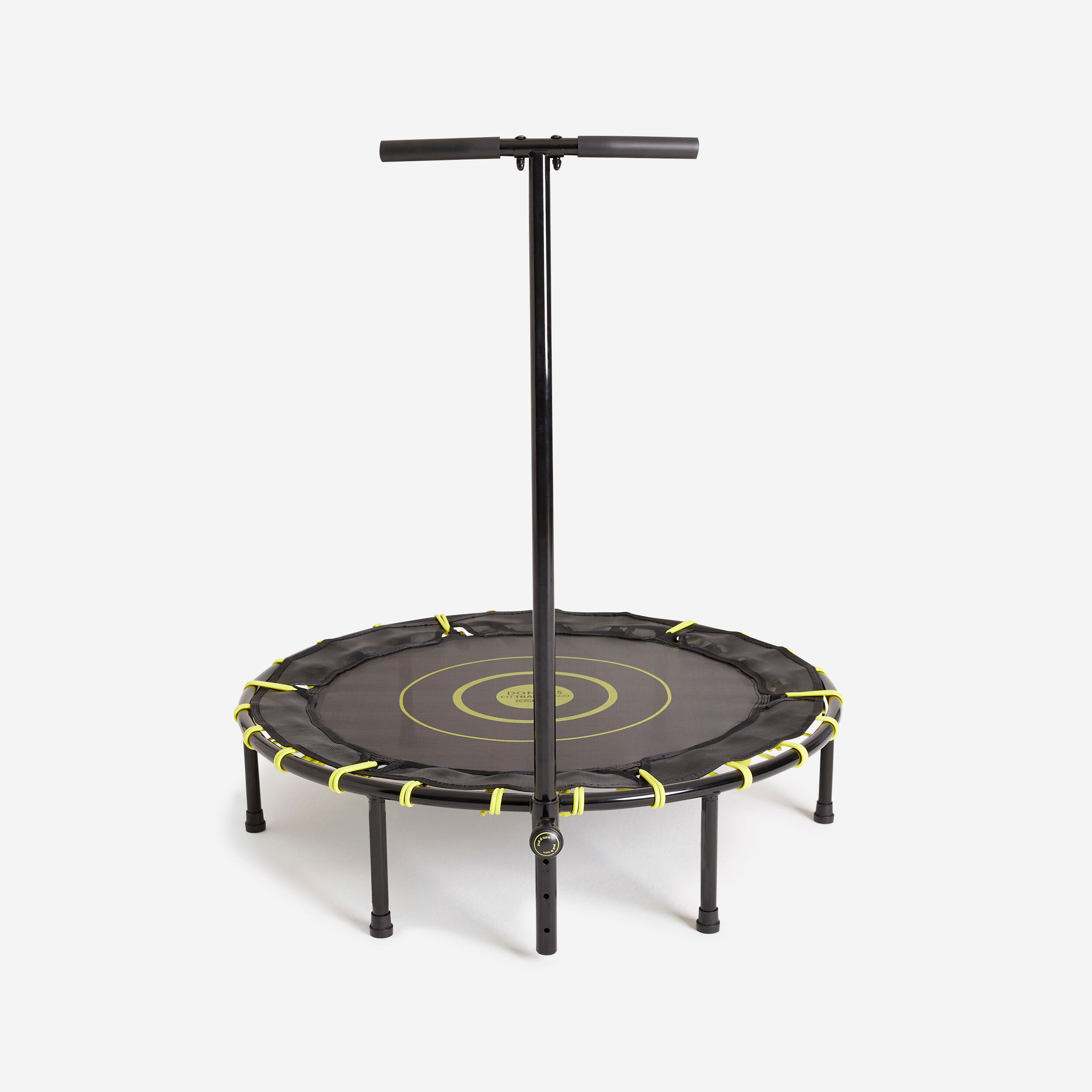 DOMYOS Fitness Trampoline Fit Trampo 500 with Front Bar