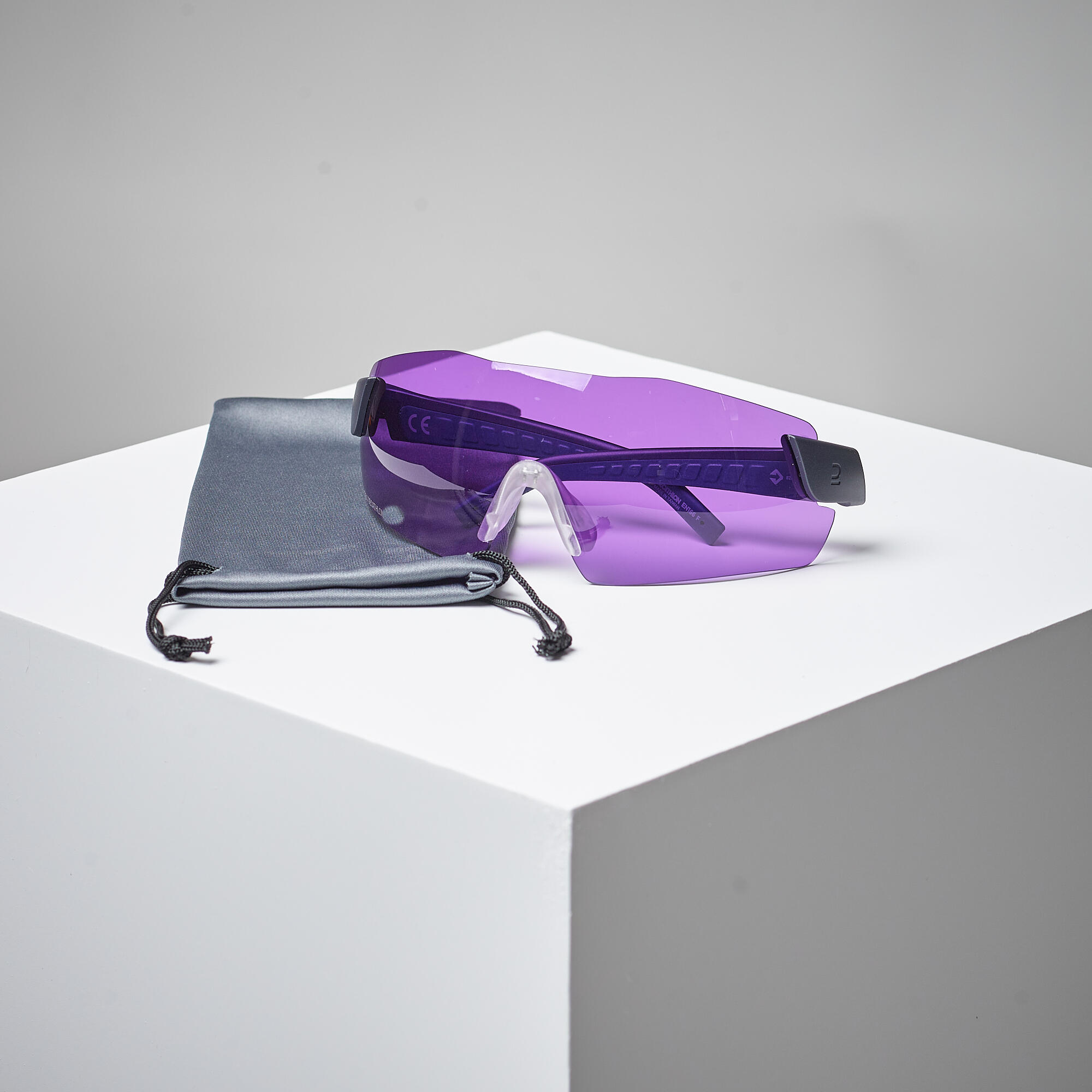 SAFETY GLASSES FOR CLAY PIGEON SHOOTING 500 PURPLE CATEGORY 3 6/6