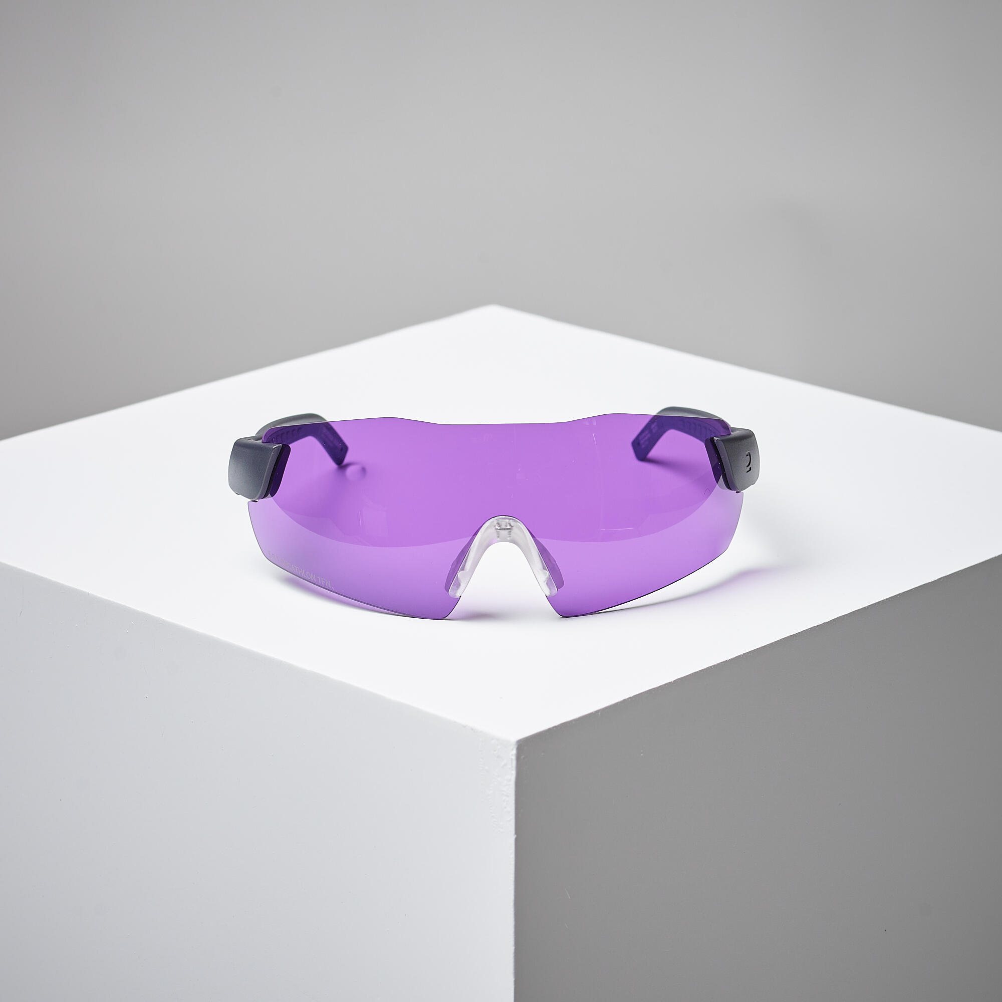 SAFETY GLASSES FOR CLAY PIGEON SHOOTING 500 PURPLE CATEGORY 3 3/6