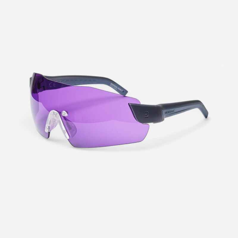 SAFETY GLASSES FOR CLAY PIGEON SHOOTING 500 PURPLE CATEGORY 2 Decathlon