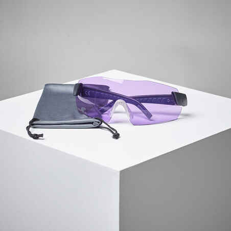 SAFETY GLASSES FOR CLAY PIGEON SHOOTING 500 PURPLE CATEGORY 2