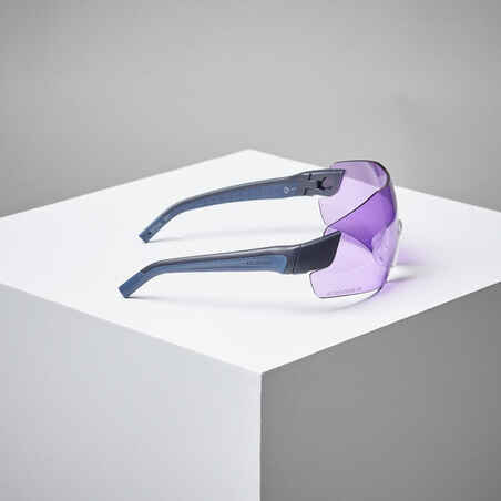 SAFETY GLASSES FOR CLAY PIGEON SHOOTING 500 PURPLE CATEGORY 2