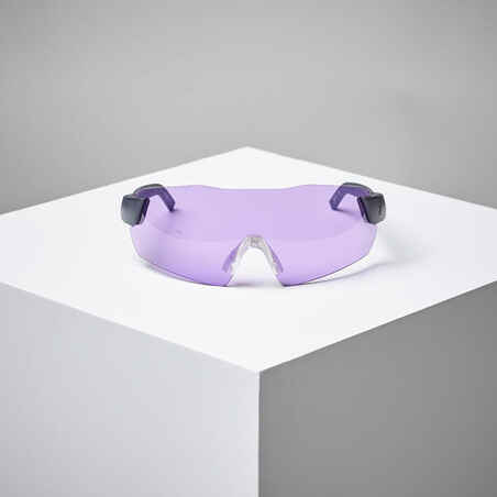 SAFETY GLASSES FOR CLAY PIGEON SHOOTING 500 PURPLE CATEGORY 2