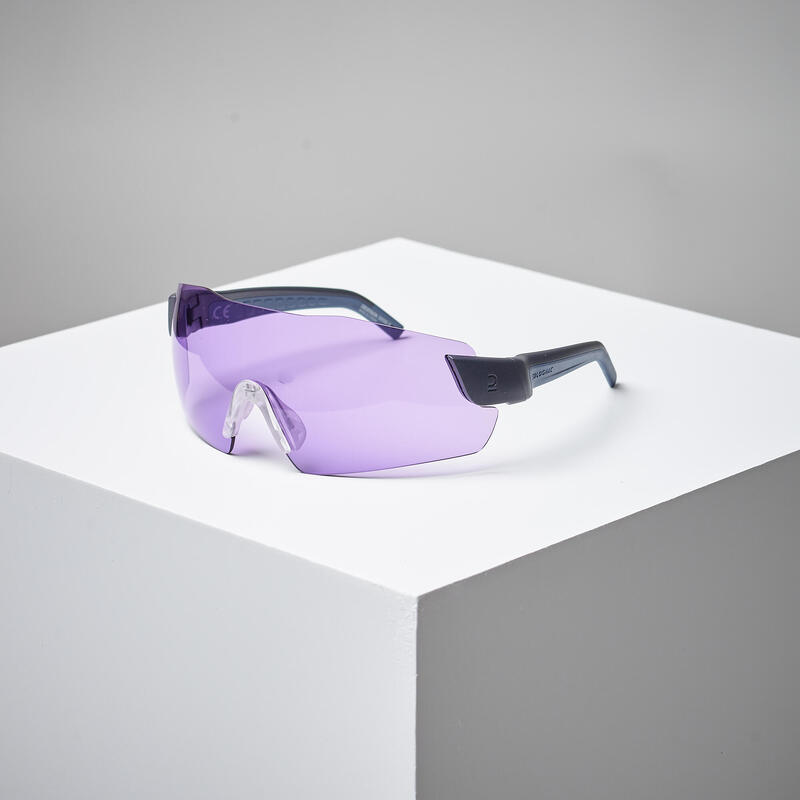 Gafas Protección Tiro al Plato Caza Solognac Clay 500 Violeta Categoría 2