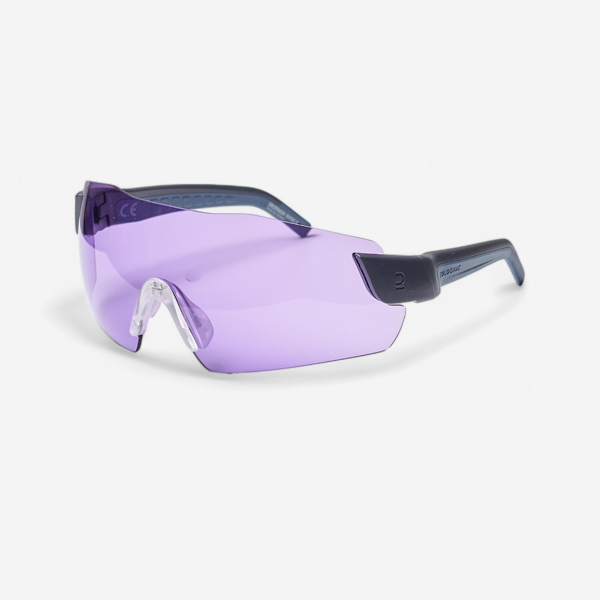 Occhiali protettivi tiro a volo CLAY 500 lilla CAT2 SOLOGNAC | DECATHLON