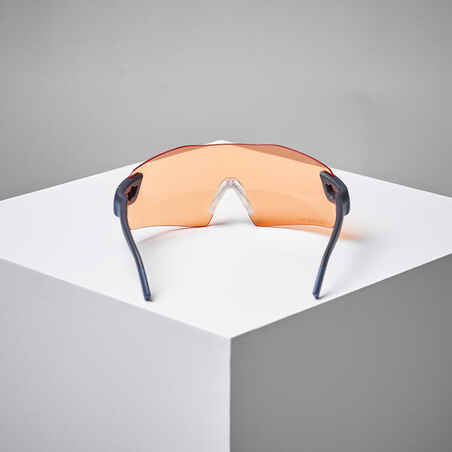 SAFETY GLASSES KIT FOR CLAY PIGEON SHOOTING CLAY 500, 4 INTERCHANGEABLE LENSES