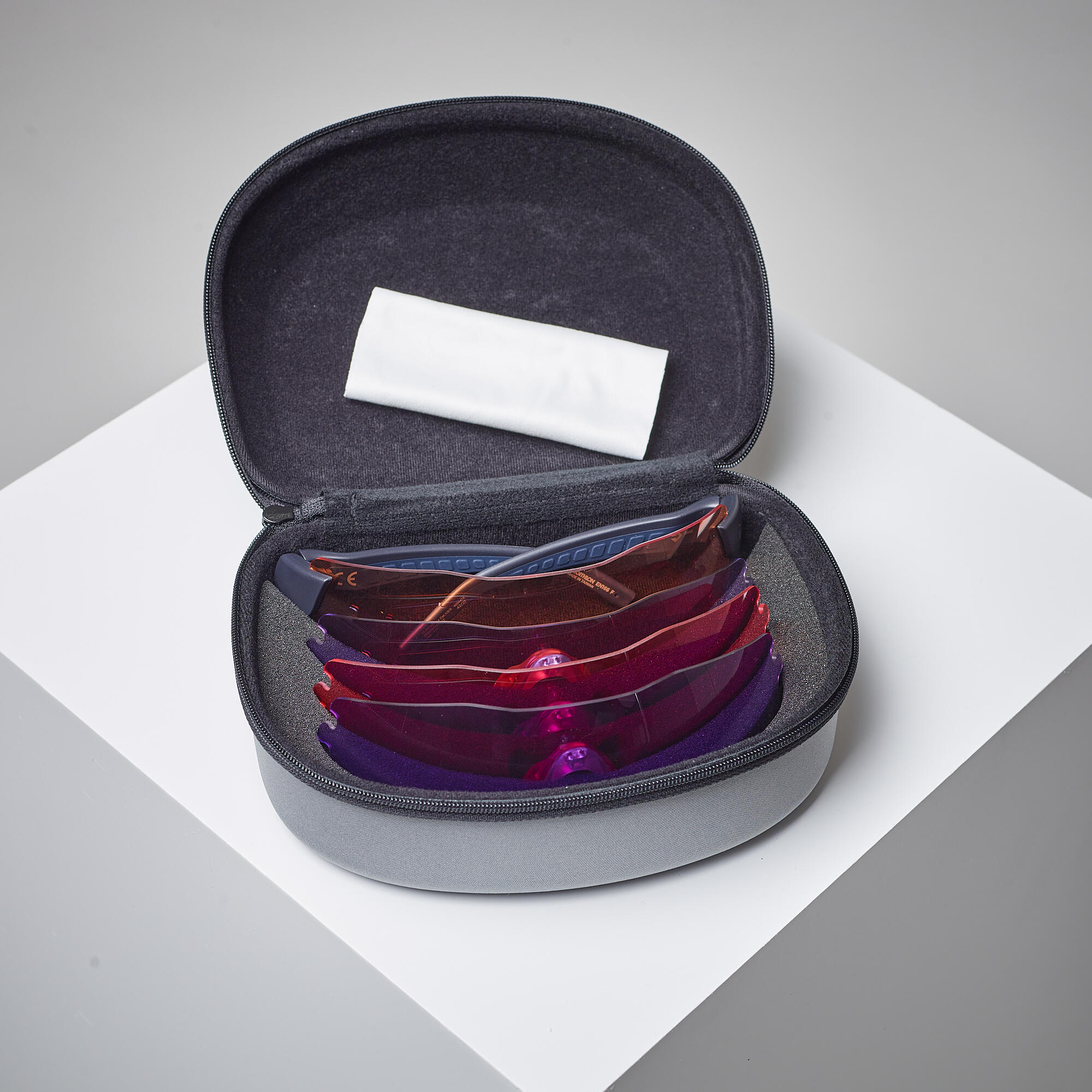 Kit Gafas Proteccion Tiro al Plato Caza Clay 500 4 Pantallas Intercambiables Decathlon