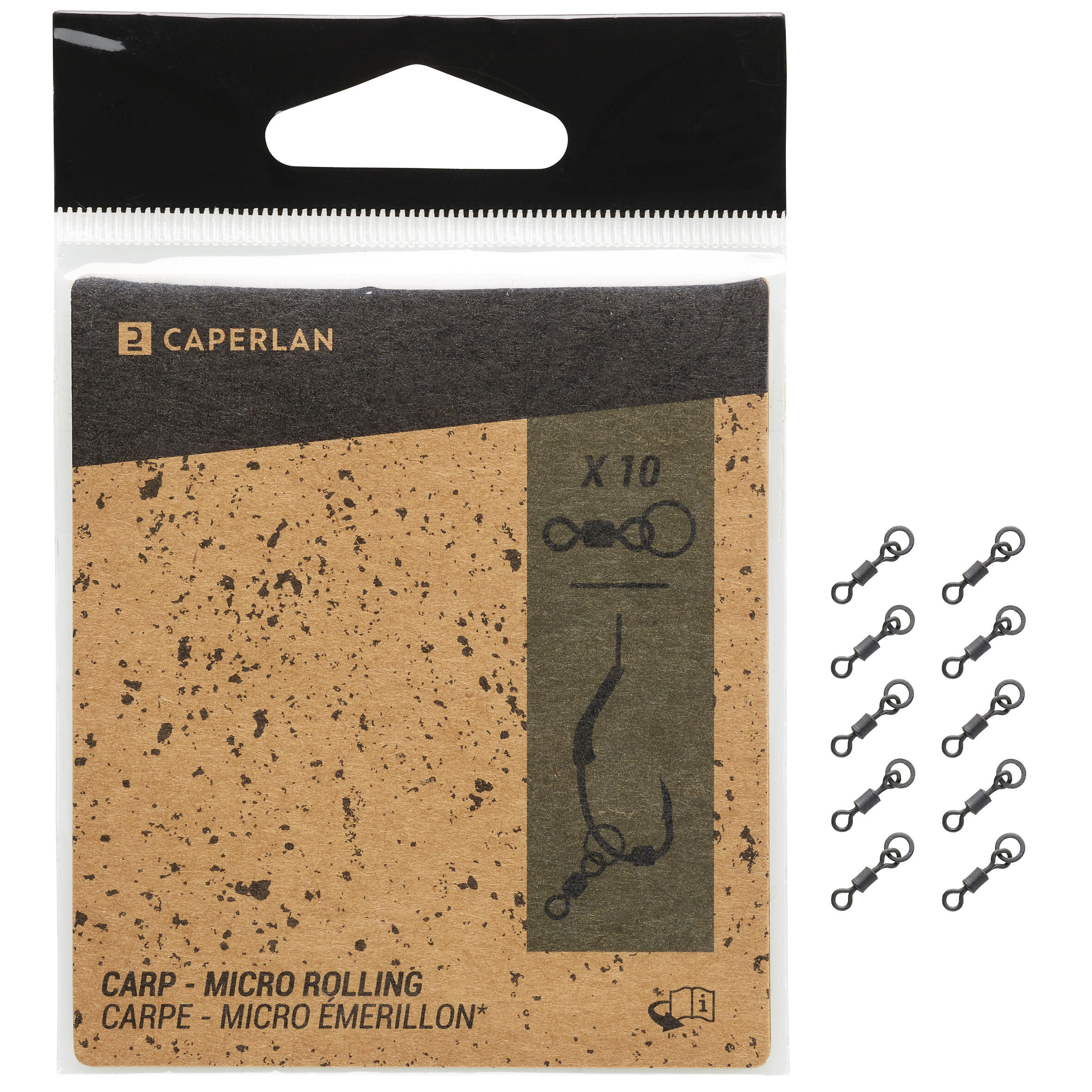 Destorcedor Micro Rolling Pesca à Carpa x10 4/4