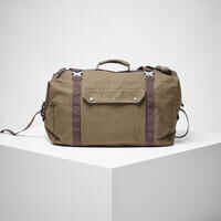 HUNTING CARRY DUFFLE BAG 80L - COTTON WAX BROWN