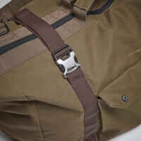 HUNTING CARRY DUFFLE BAG 80L - COTTON WAX BROWN