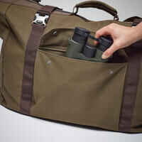 HUNTING CARRY DUFFLE BAG 80L - COTTON WAX BROWN