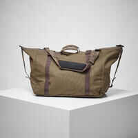 HUNTING CARRY DUFFLE BAG 80L - COTTON WAX BROWN