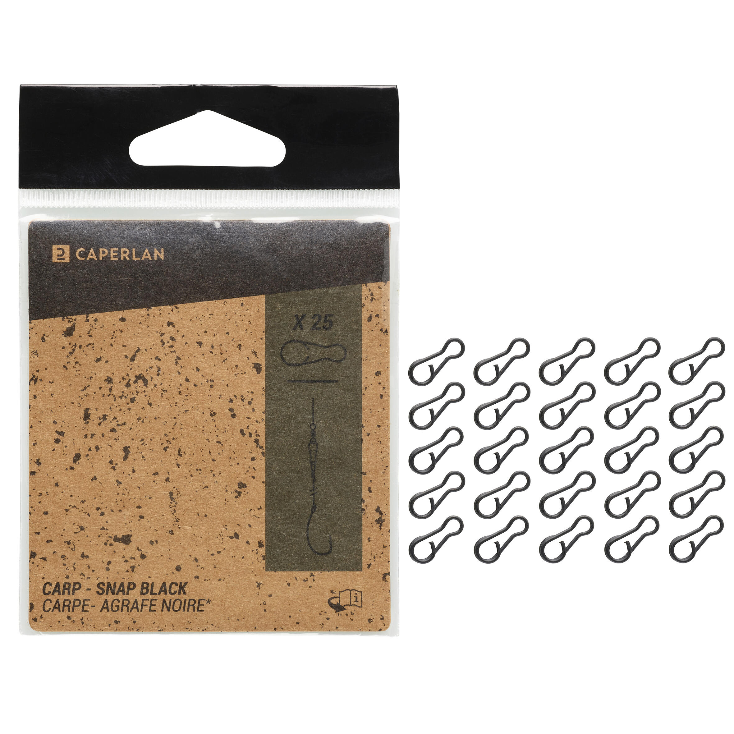 Alfinete Snap black X25 Pesca da carpa 4/4