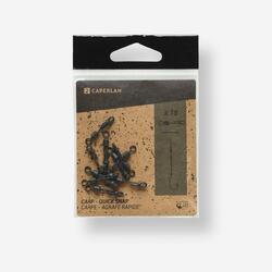 Émerillon Quick swivel snap X10 Pêche de la carpe