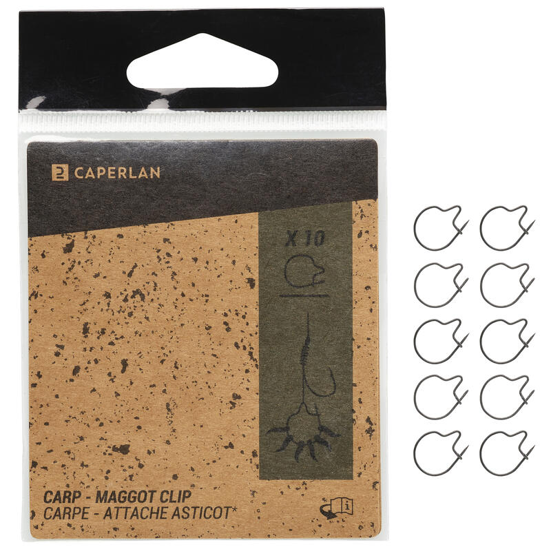 Maggot Clip X10 Pesca da carpa