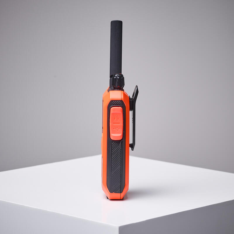 PRODUCTO OCASIÓN: Walkie-Talkie Caza Solognac 500 Estanco Naranja 10 Km Alcance