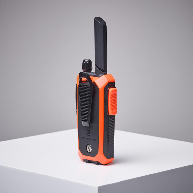 PRODUCTO OCASIÓN: Walkie-Talkie Caza Solognac 500 Estanco Naranja 10 Km Alcance