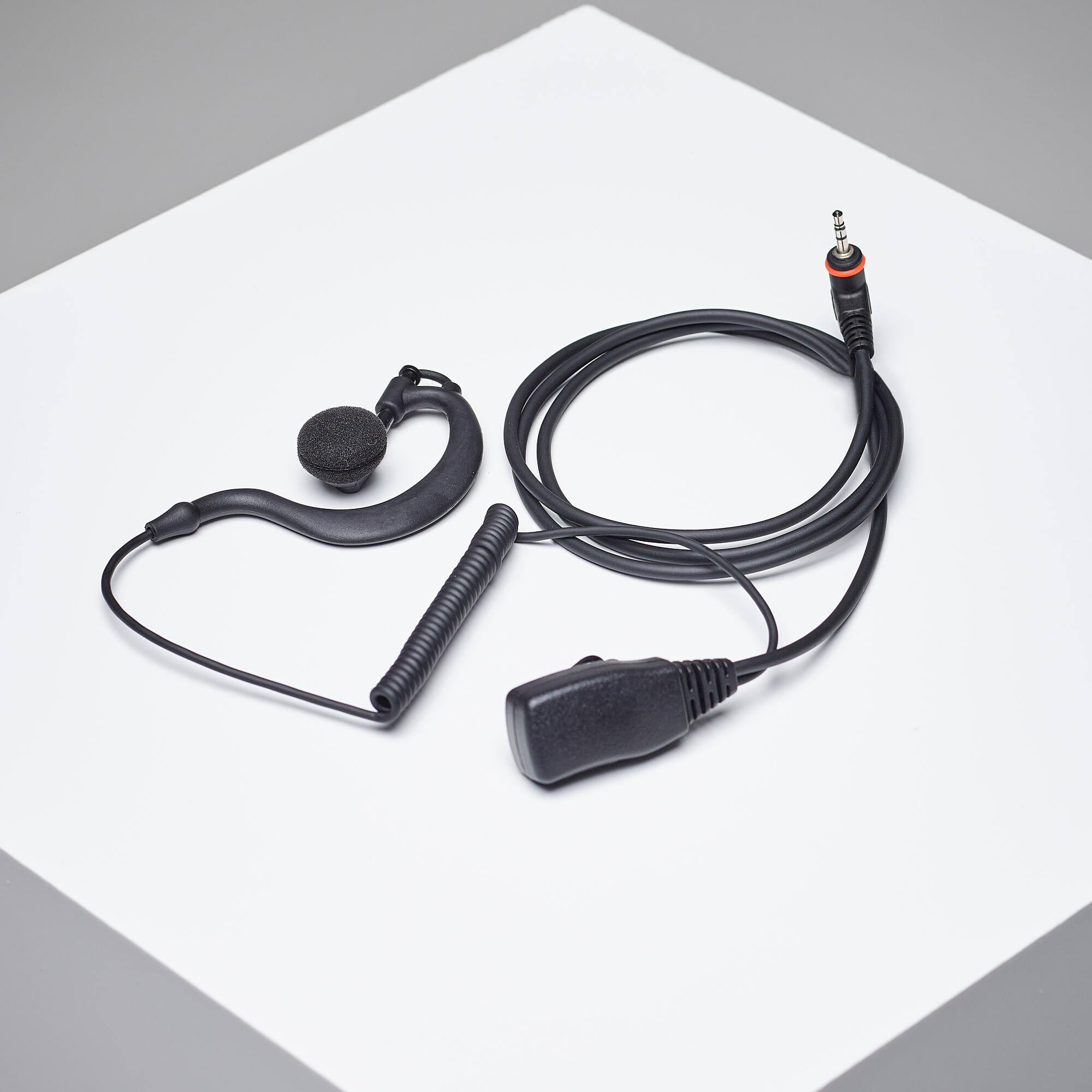 WALKIE TALKIE EARPIECE JACK 2.5 MM BUILT-IN MICROPHONE SOLOGNAC 500 1/1