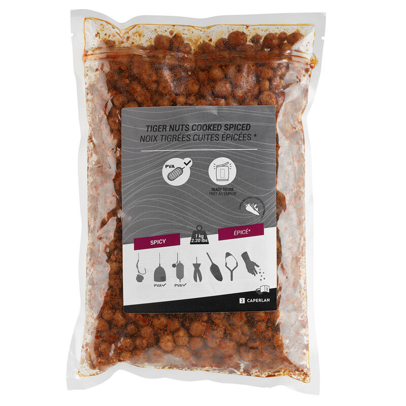 Chufas Carpfishing 1 kg Grano Cocidas Especiadas