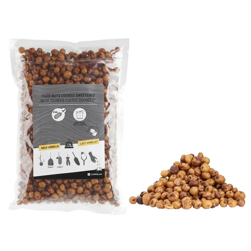 Granaglie cotte carpfishing TIGER NUT latte-vaniglia 1kg