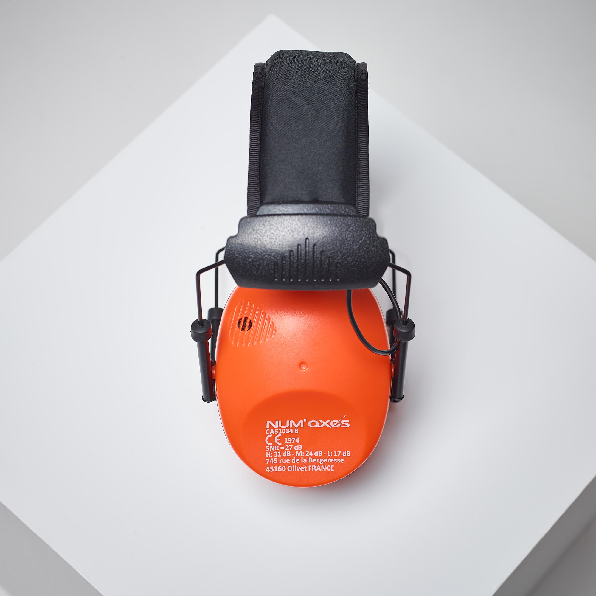 Casque électronique anti - bruit  Num Axes CAS1034 orange 6/13