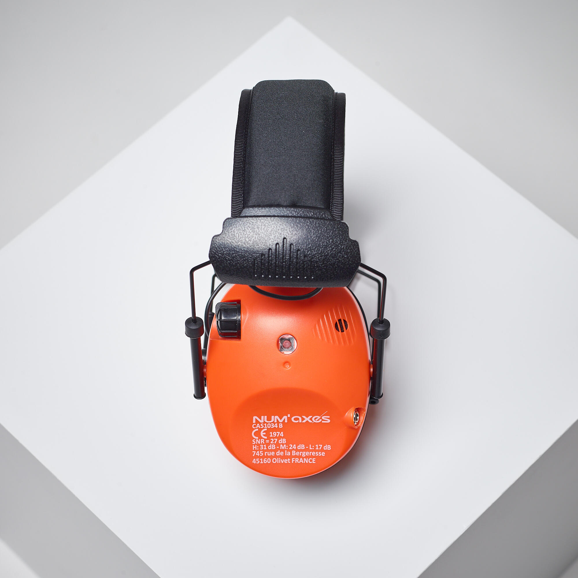 Casque électronique anti - bruit  Num Axes CAS1034 orange 3/13