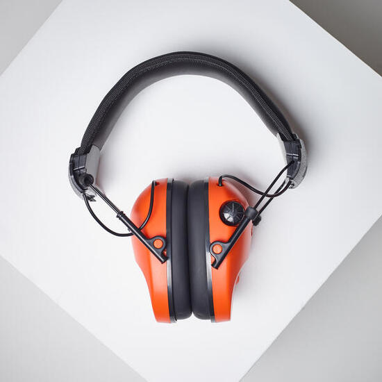Casque électronique anti - bruit Num Axes CAS1034 orange
