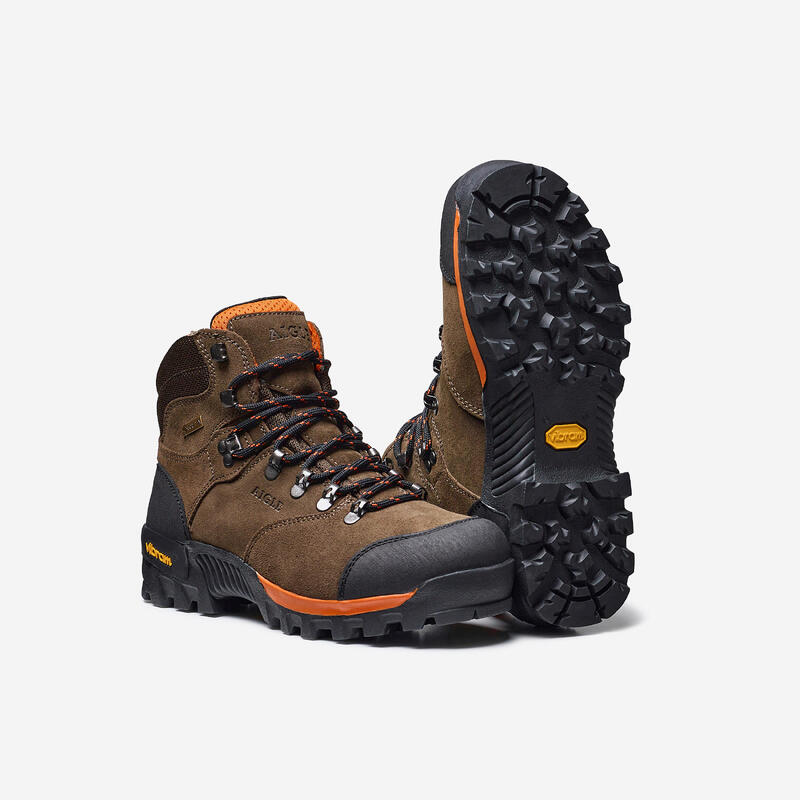 Botas Caza Aigle Altavio Marrón Impermeables Gore-Tex Vibram