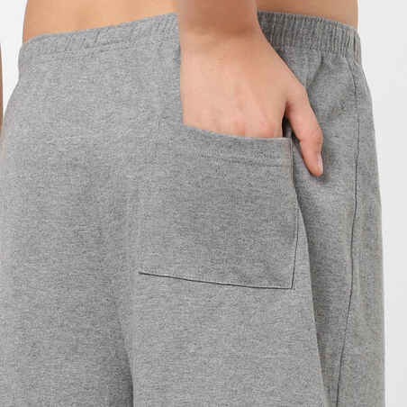 Kids' Cotton Shorts Basic - Grey