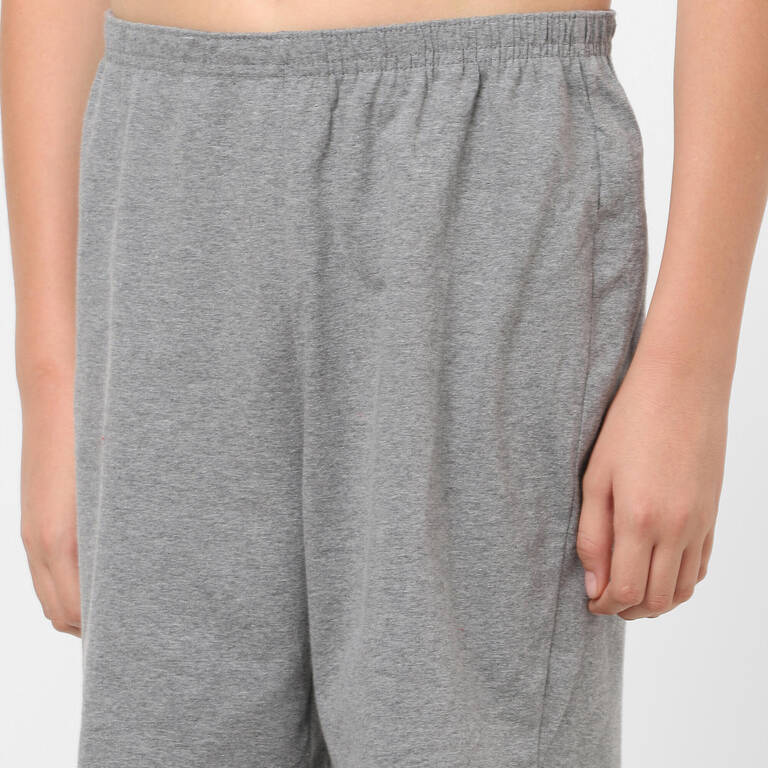 Kids' Cotton Shorts Basic - Grey