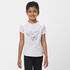 Girls' Breathable T-Shirt - Light Grey Print