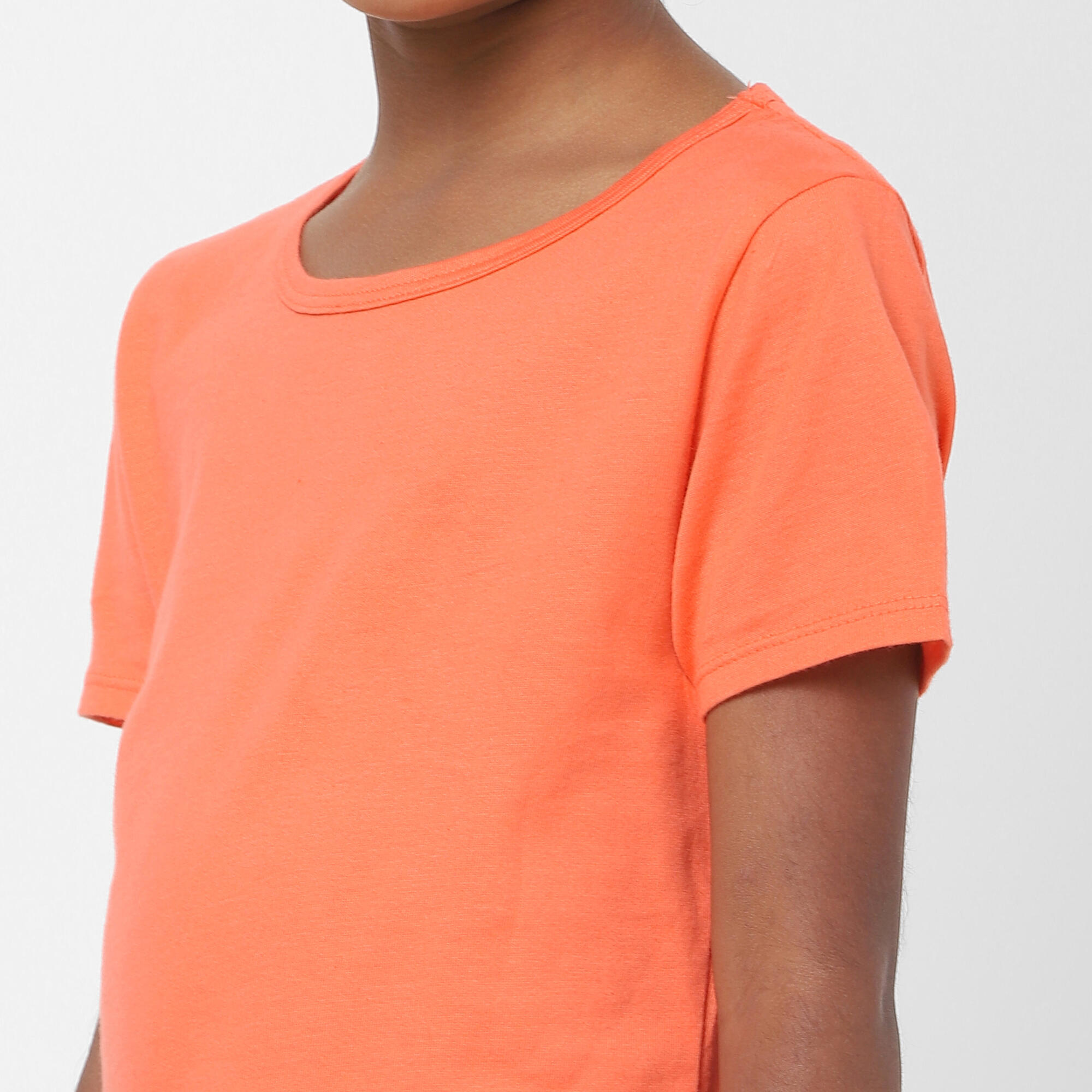 Kids' Basic T-Shirt - Coral Print 12/17