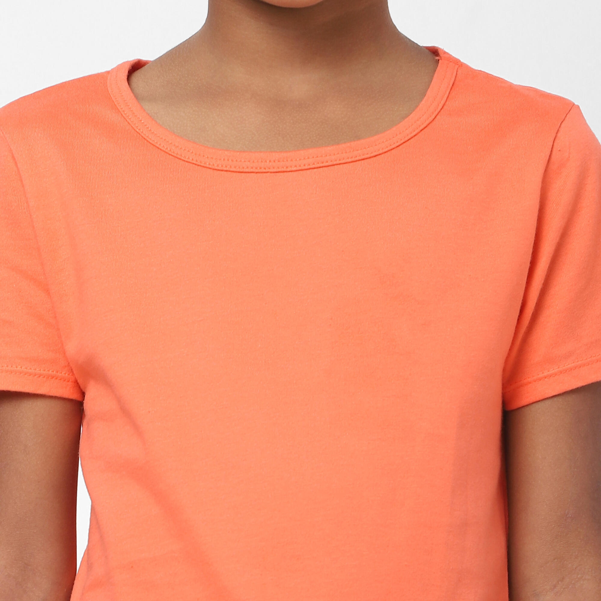 Kids' Basic T-Shirt - Coral Print 11/17