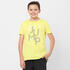 Kids' Basic T-Shirt - Yellow Print