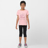 Girls Cotton T-Shirt 100 - Pink Print