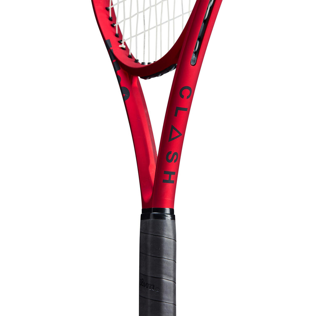 Adult Tennis Racket Clash 100L V2 280g - Black/Red