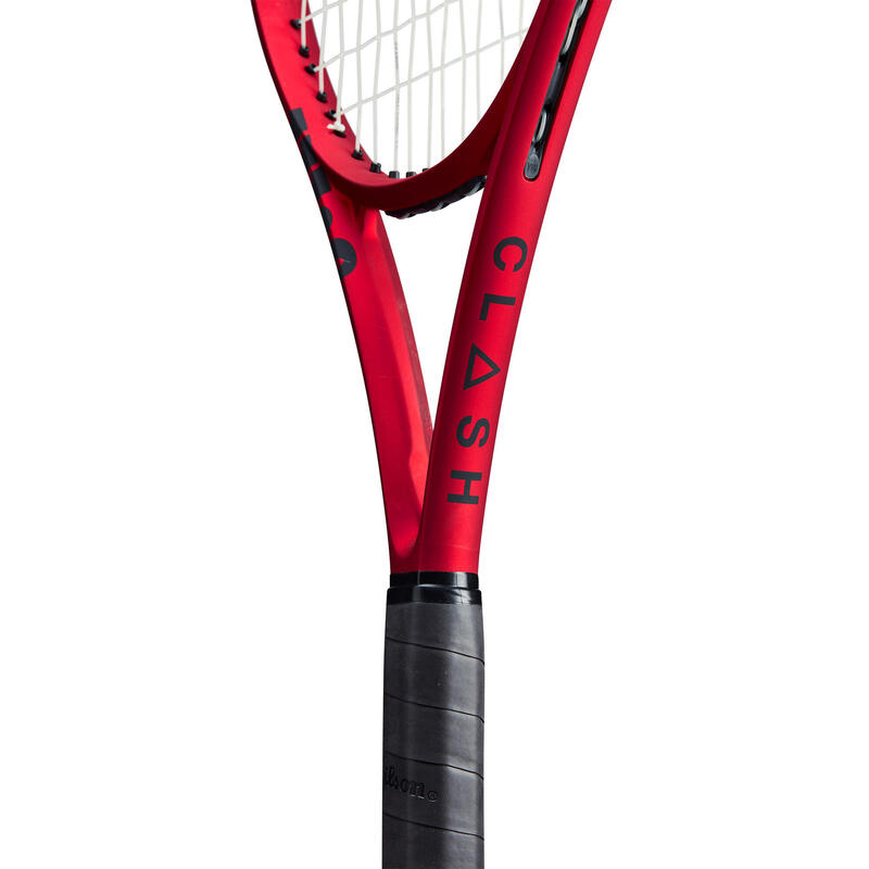 Tennisracket voor volwassenen Clash 100L V2 zwart rood 280 g