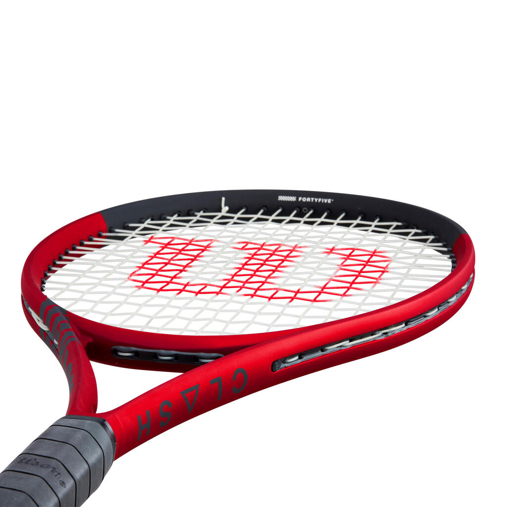 Adult Tennis Racket Clash 100L V2 280g - Black/Red