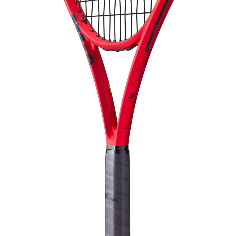 Rachetă Tenis WILSON CLASH 100 V2 295g Negru-Roșu Adulți