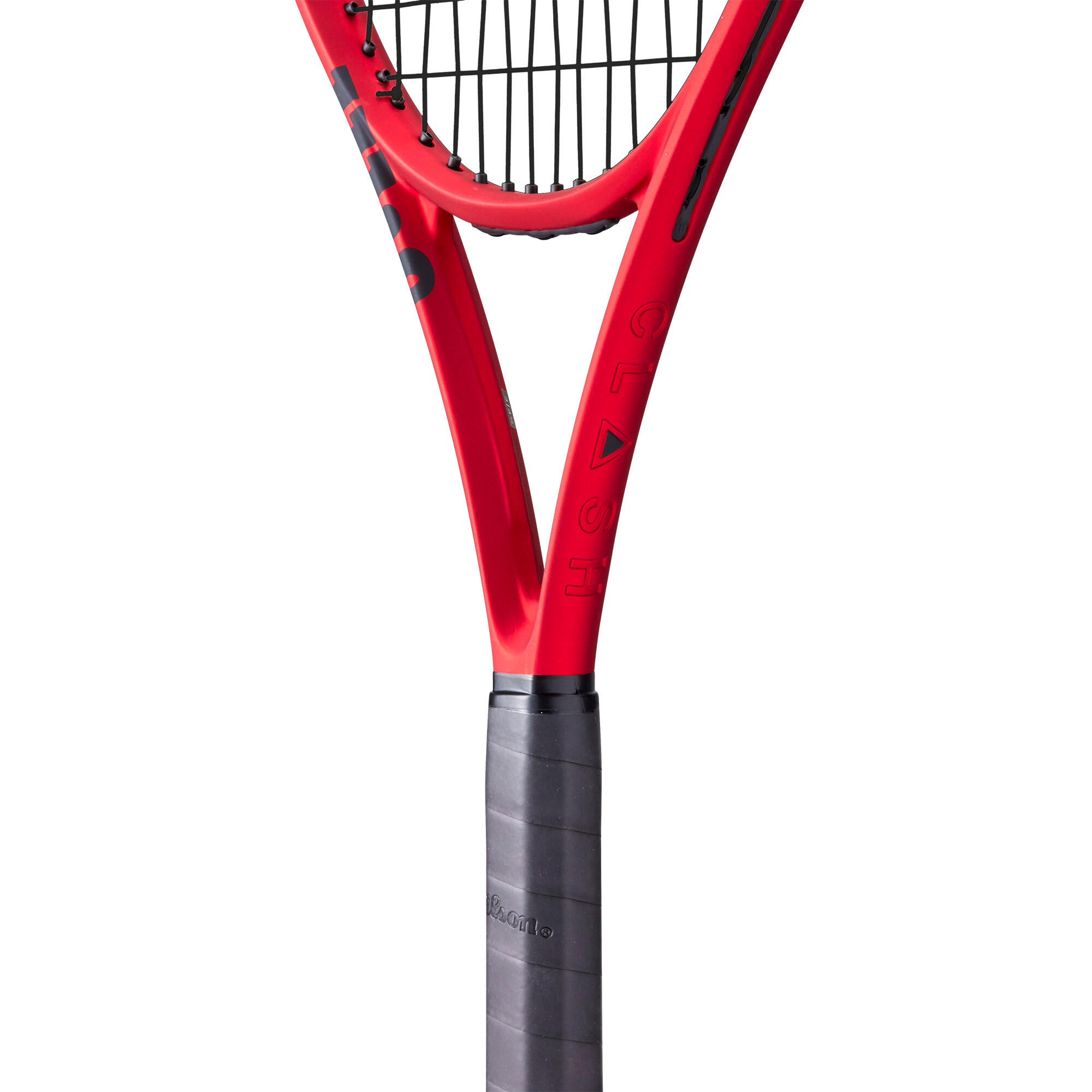 WILSON Racchetta da tennis per adulti - CLASH 100 V2 Nero Rosso 295g