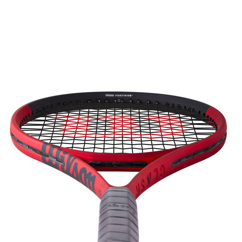 Rachetă Tenis WILSON CLASH 100 V2 295g Negru-Roșu Adulți